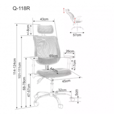 Darbo kėdė Q-118R