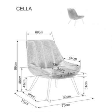 FOTELIS CELLA 1