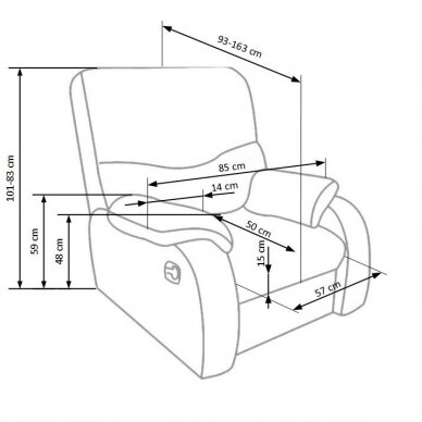 Fotelis HL  759 2