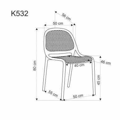 Kėdė K532 1