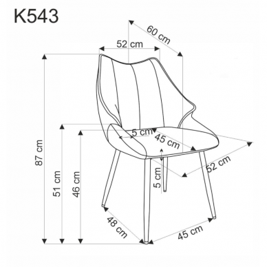 KĖDĖ K543 3