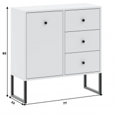 Komoda LINEA 1D3S