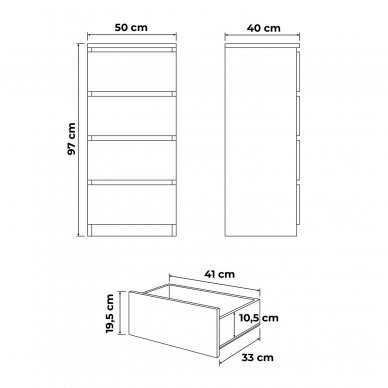 Komoda ADA I 50cm 3