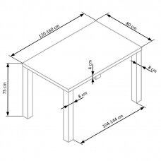 Stalas HL  163