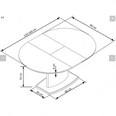 Stalas HL  89 1