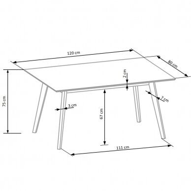 Stalas HL  240 1